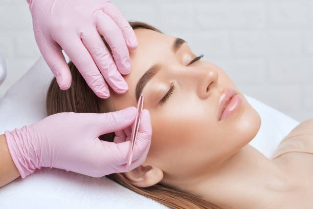Brown Lash Enhancement Tattoos